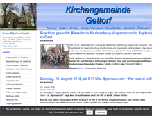 Tablet Screenshot of kirche-gettorf.de